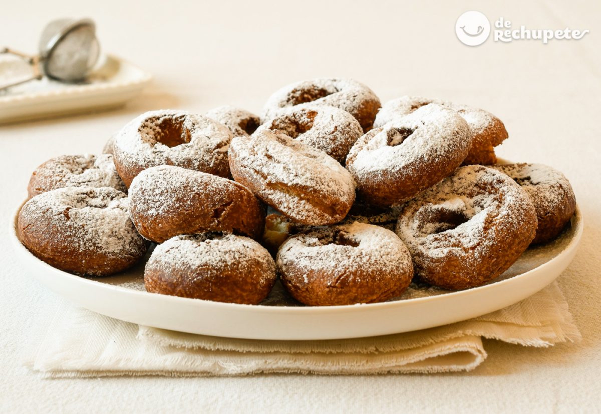 Rosquillas de convento o suspiros cordobeses. Postre andaluz paso a paso