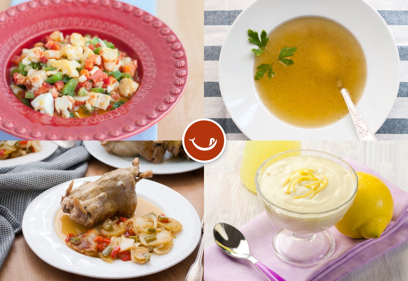 Menú ligero de Navidad