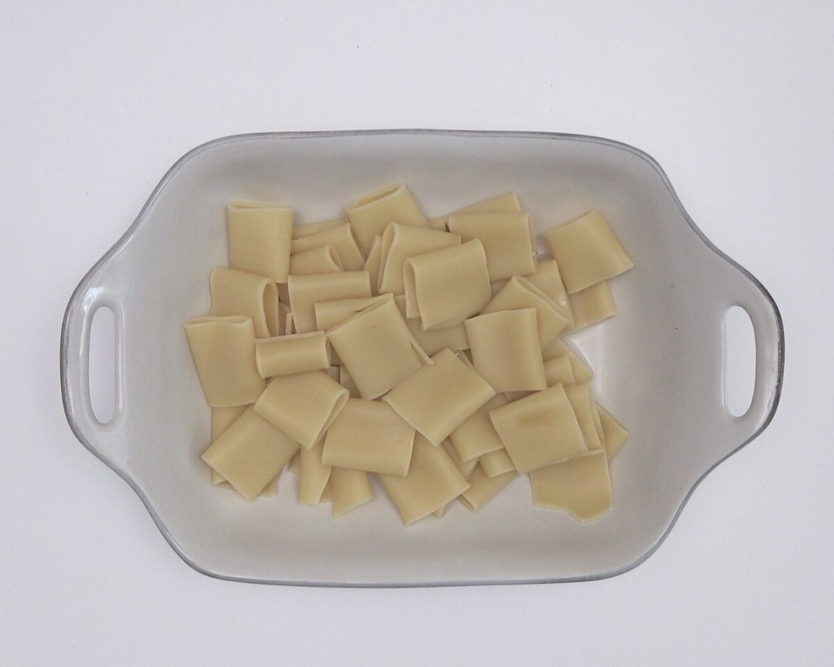 Pasta a la sorrentina. Schiafoni alla sorrentina