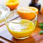 Salsa de naranja. Ideal para asados, carne y pescados. Versión salada y dulce
