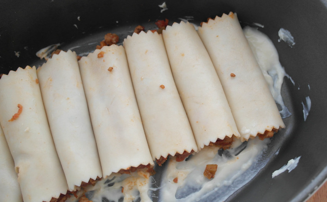 Canelones de carne, la receta italiana de cannelloni ripieni
