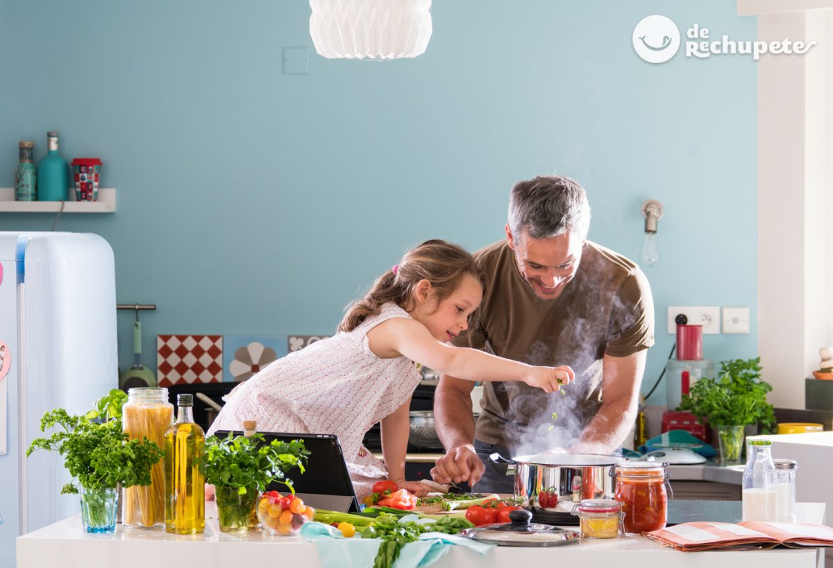 Empezar a cocinar con niños en casa, técnicas básicas de cocina