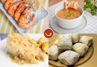 Menú de Nochebuena tradicional con pescado