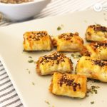 Saladitos de hojaldre y atún. Aperitivos fáciles