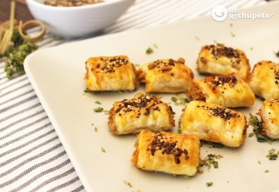 Saladitos de hojaldre y atún