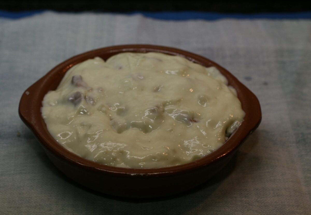 Coliflor gratinada al horno con bechamel