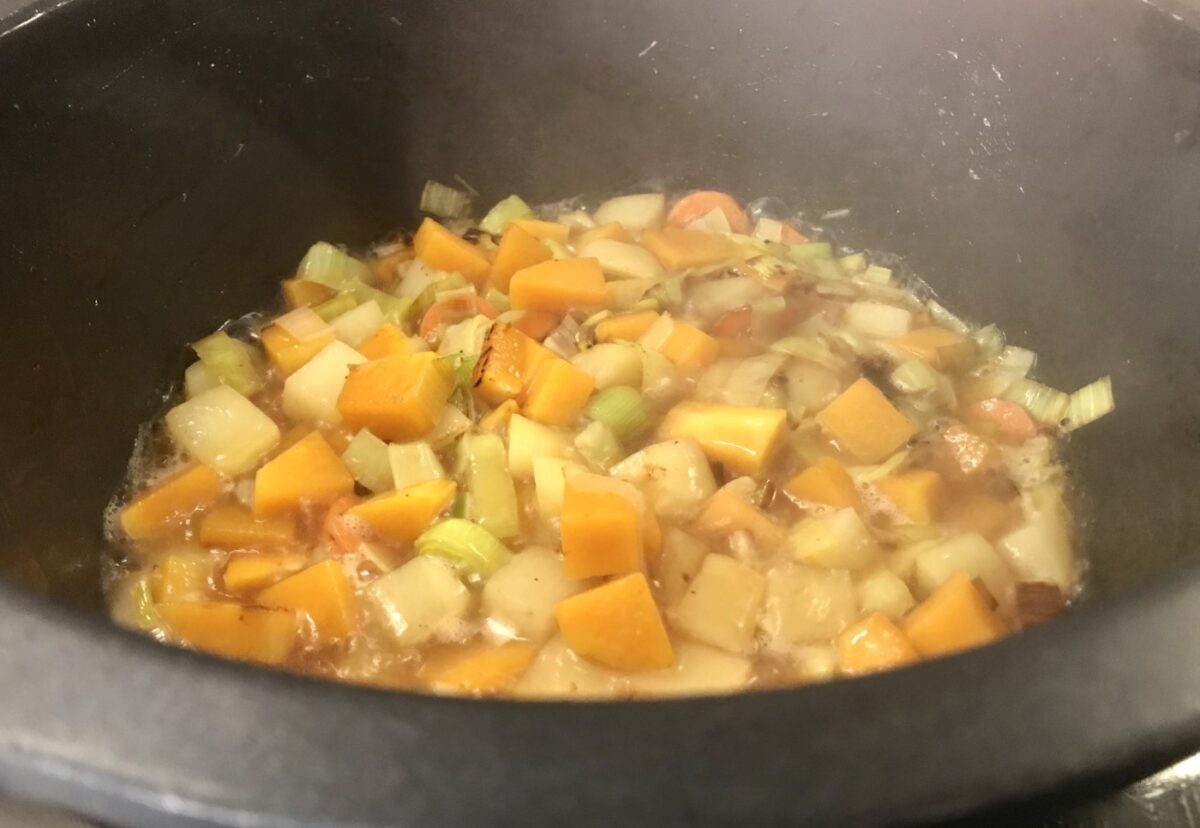 Crema de Navidad con calabaza. Receta fácil y deliciosa