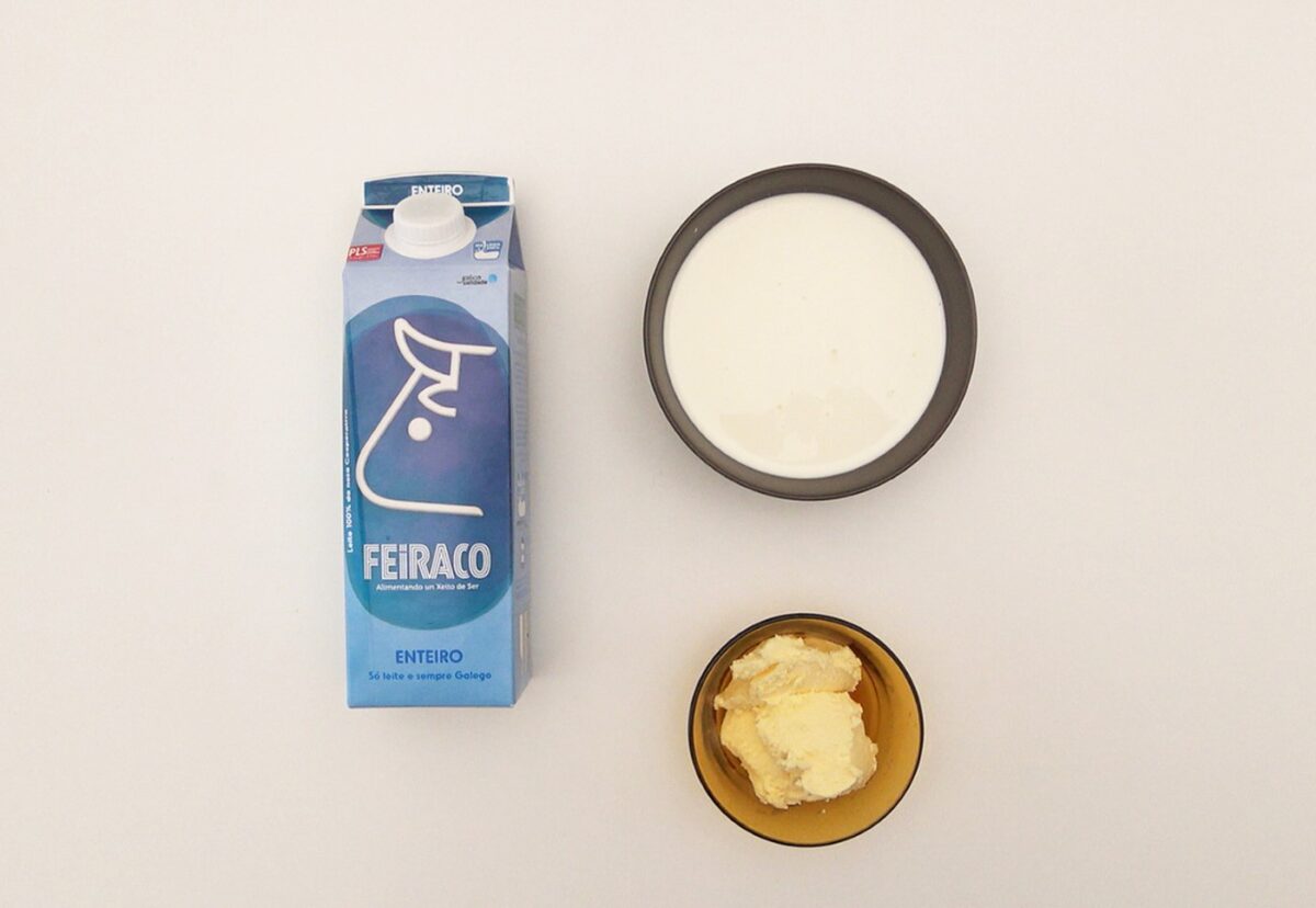 Tarta de turrón tipo cheesecake
