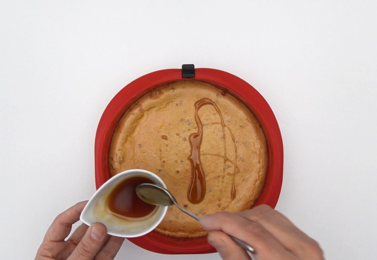 Tarta de turrón tipo cheesecake