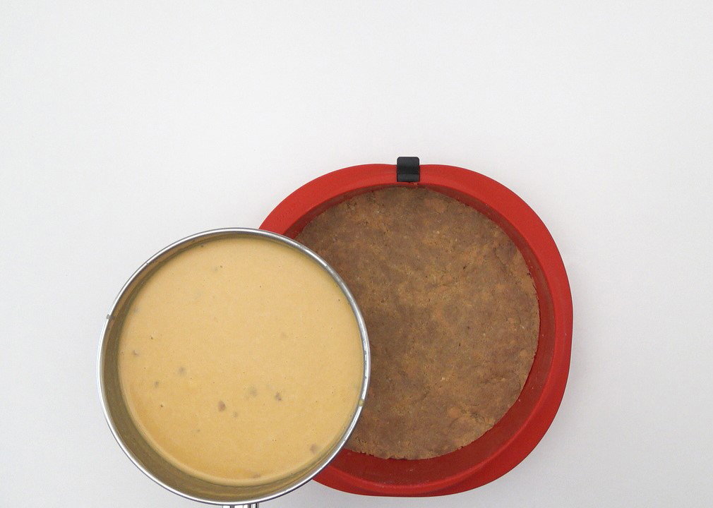 Tarta de turrón tipo cheesecake