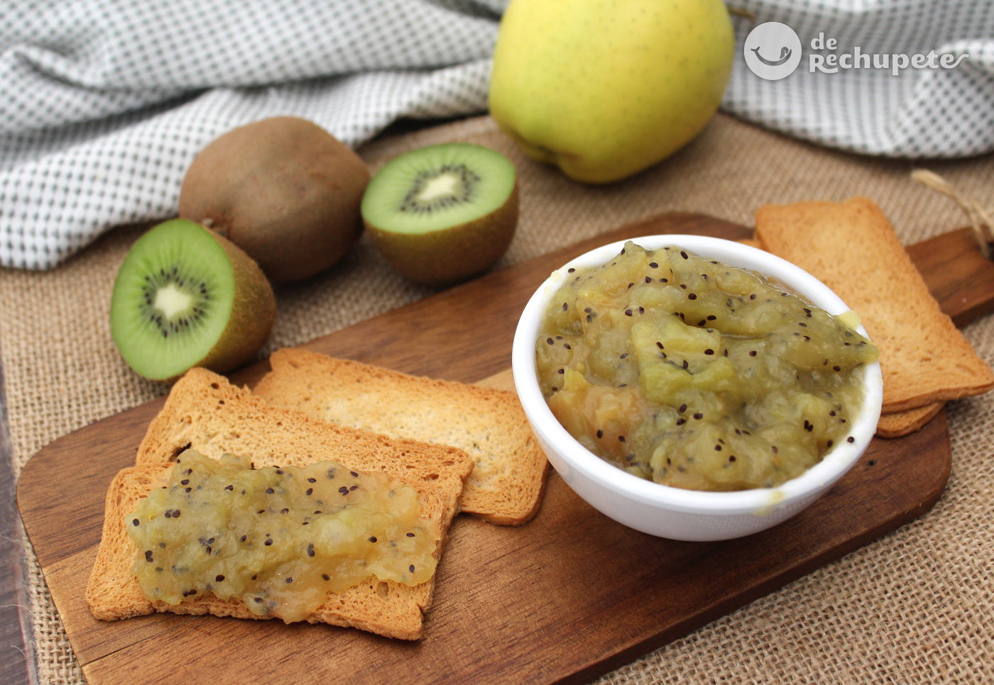Mermelada de kiwi. Receta casera con y sin azúcar