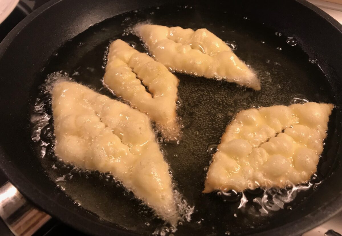 Cómo hacer galani italianos. Receta veneciana de Carnaval