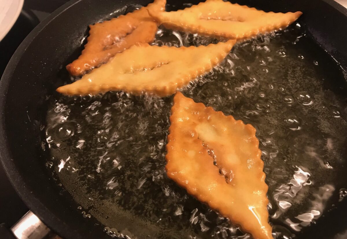 Cómo hacer galani italianos. Receta veneciana de Carnaval