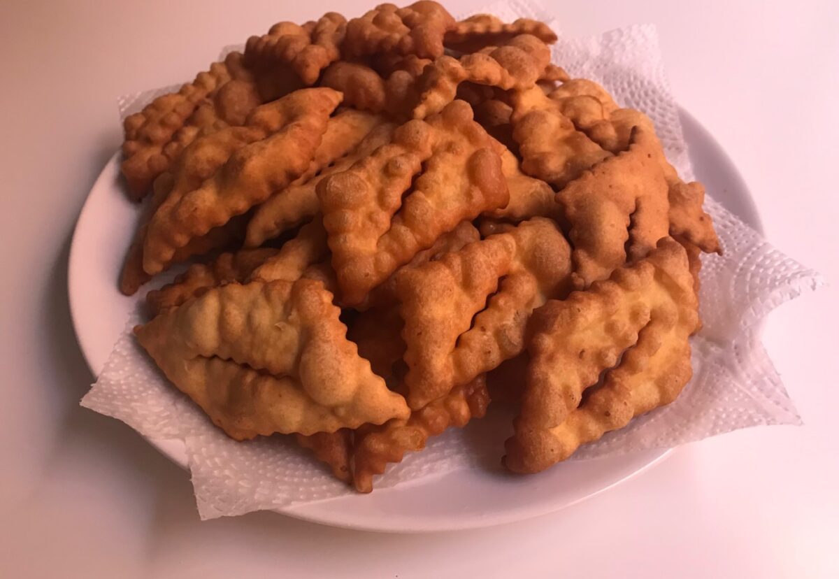 Cómo hacer galani italianos. Receta veneciana de Carnaval