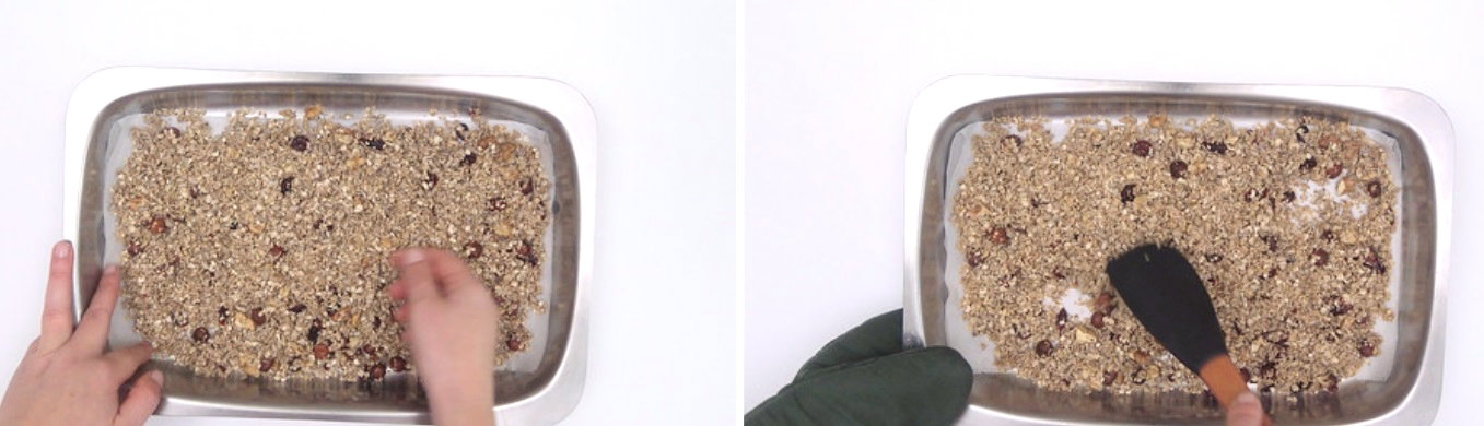 Granola casera con frutos secos