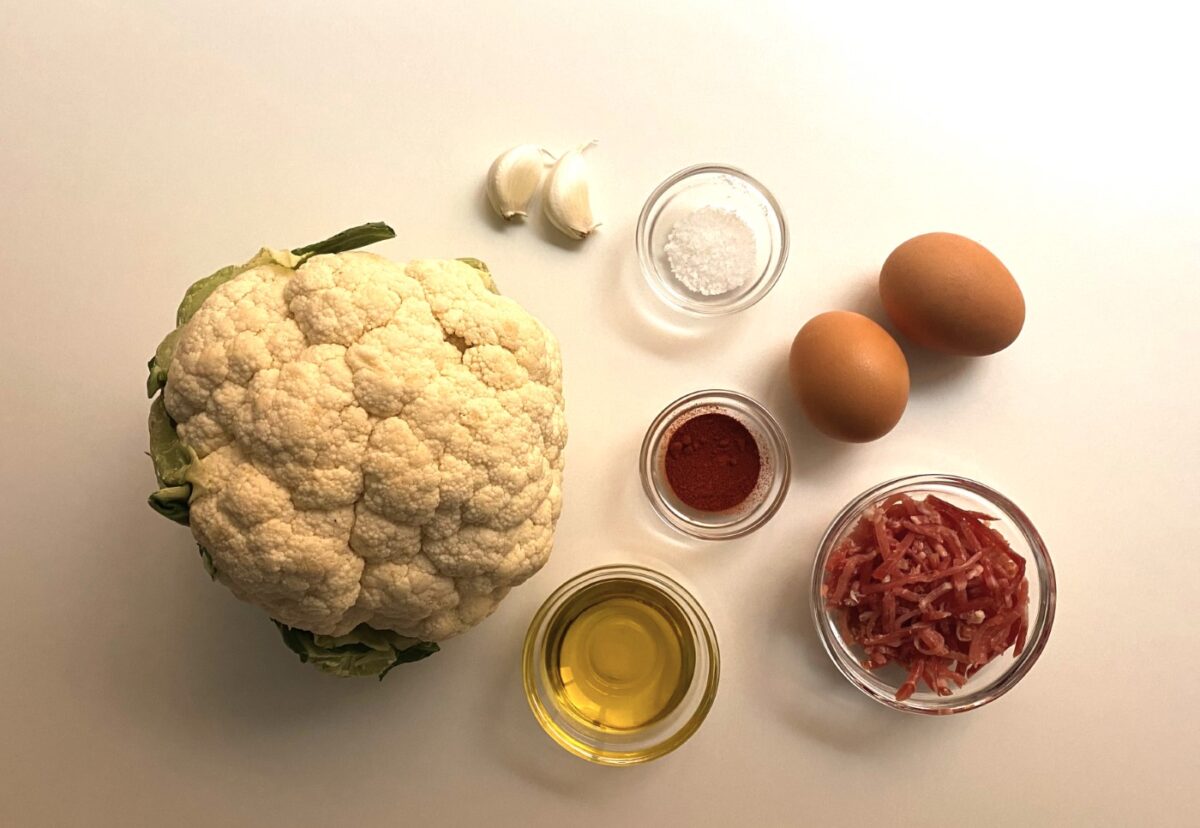 Migas de coliflor. Receta de unas migas deliciosas y más saludables con coliflor