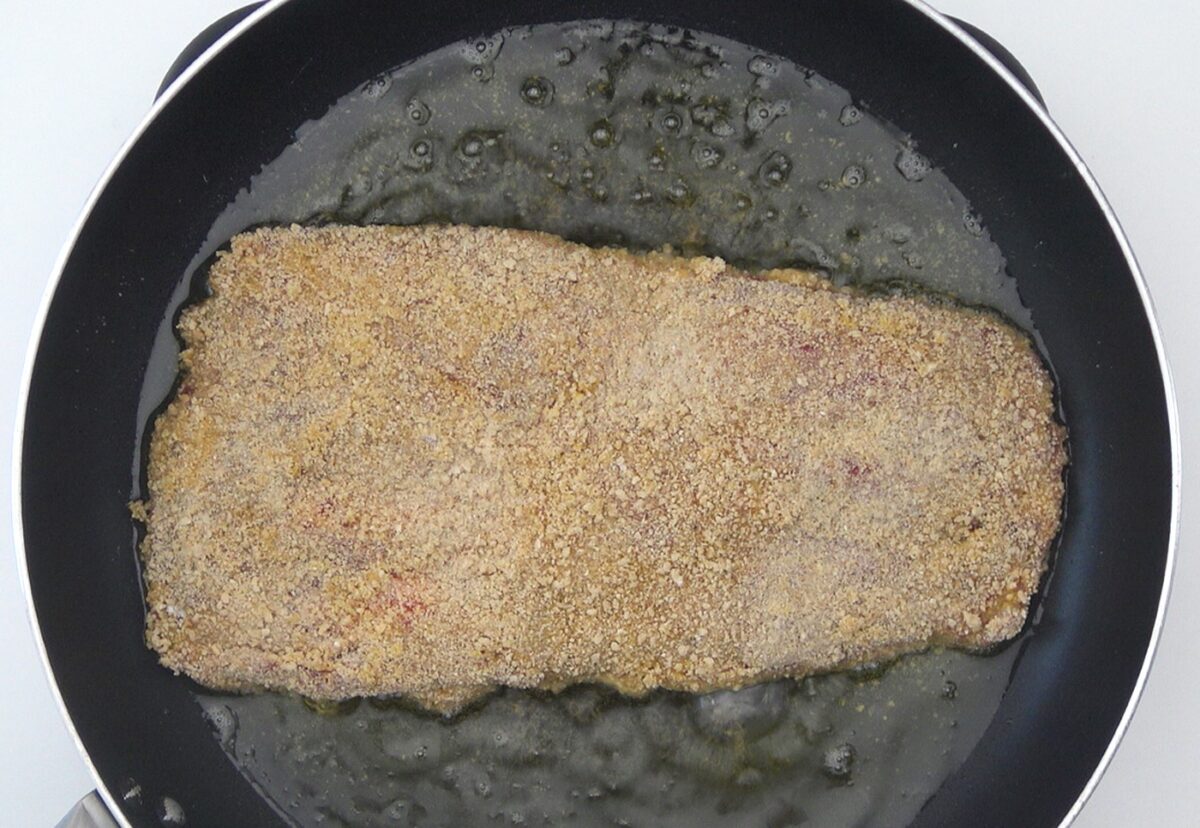 Cachopo al estilo gallego, relleno de lacón y queso de Arzúa-Ulloa