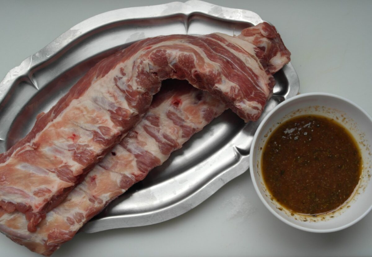 Costillas con salsa barbacoa casera