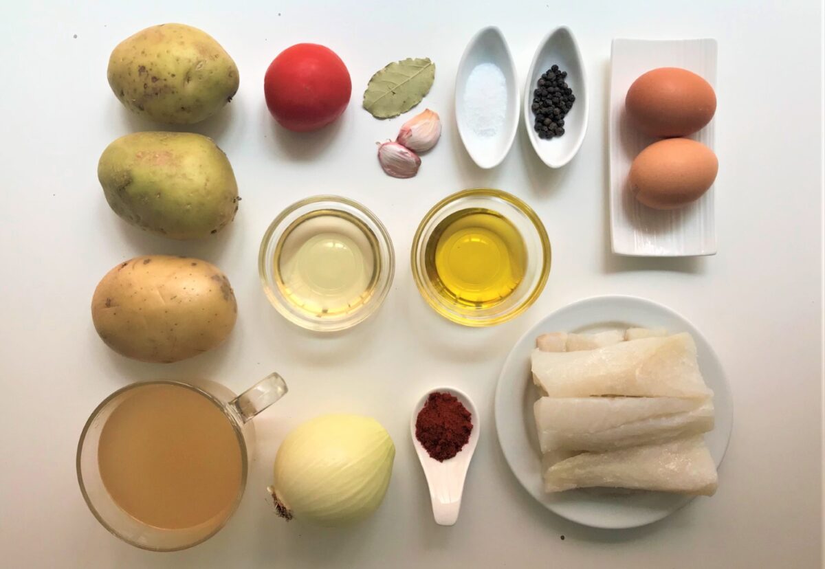 Patatas con bacalao, receta de la abuela