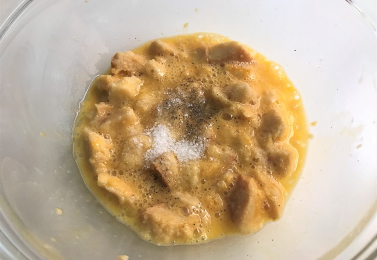 Guiso de pollo con pelotas de carne. Receta murciana paso a paso