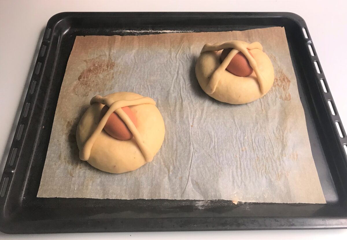 Hornazos dulces de Jaén. Receta tradicional de Semana Santa