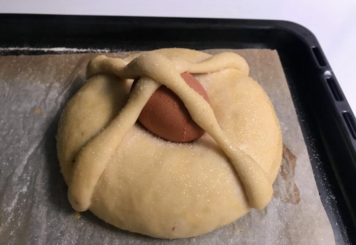 Hornazos dulces de Jaén. Receta tradicional de Semana Santa
