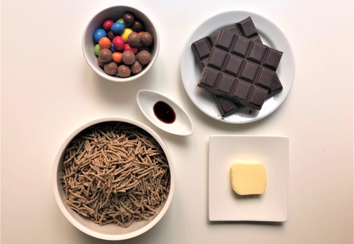 Nidos de chocolate para los huevos de Pascua