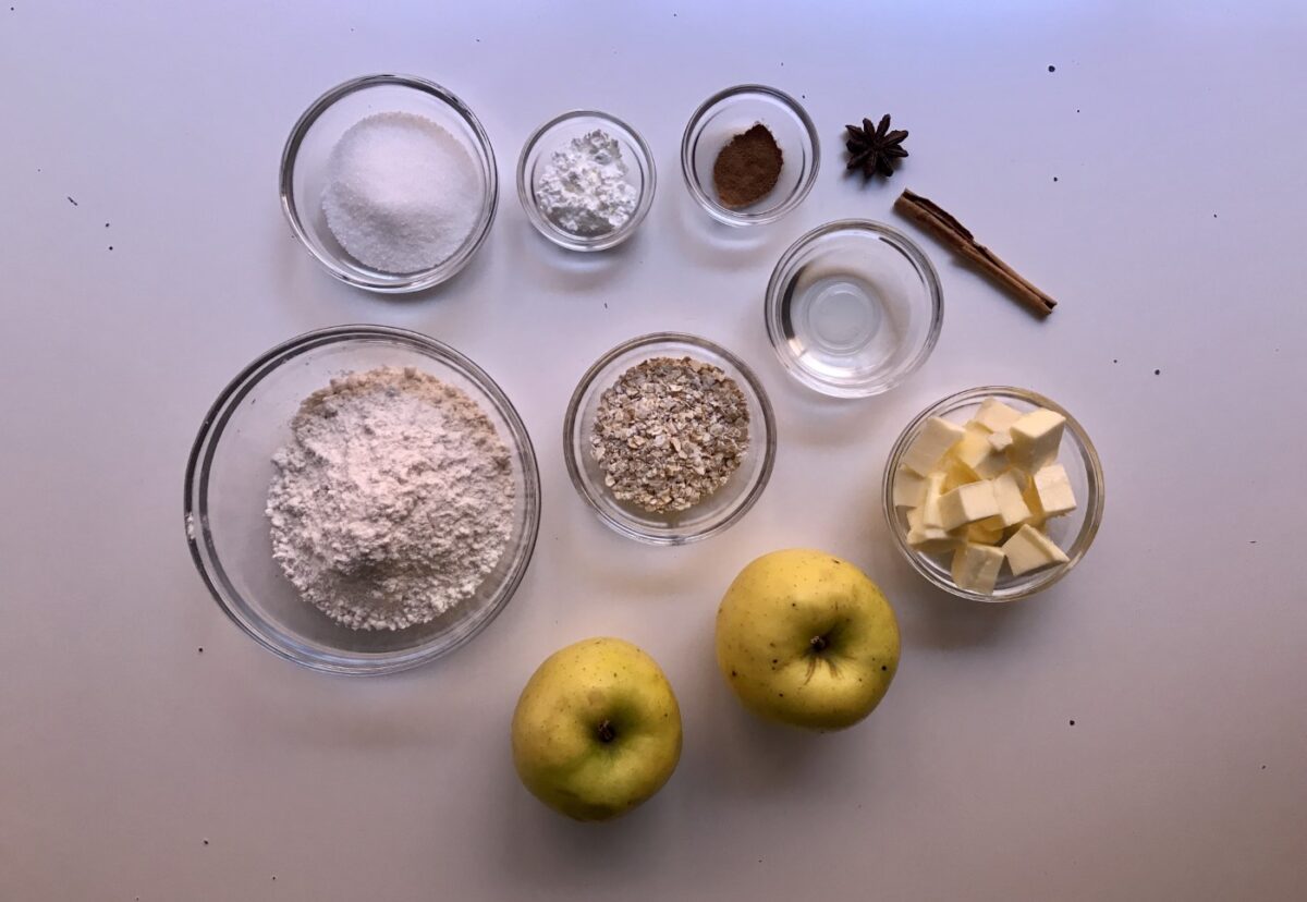 Crumble de manzana con el crujiente perfecto