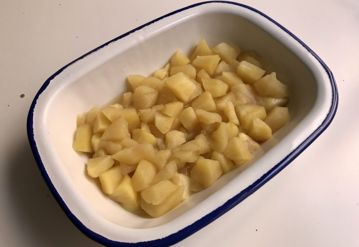 Crumble de manzana con el crujiente perfecto