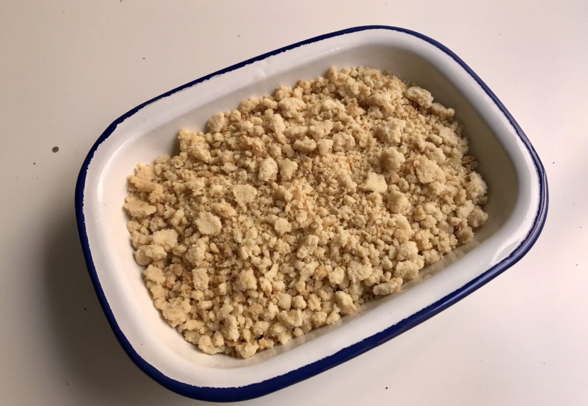 Crumble de manzana con el crujiente perfecto