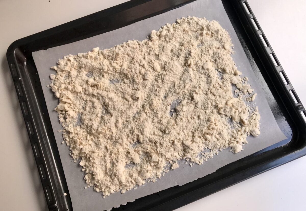 Crumble de manzana con el crujiente perfecto