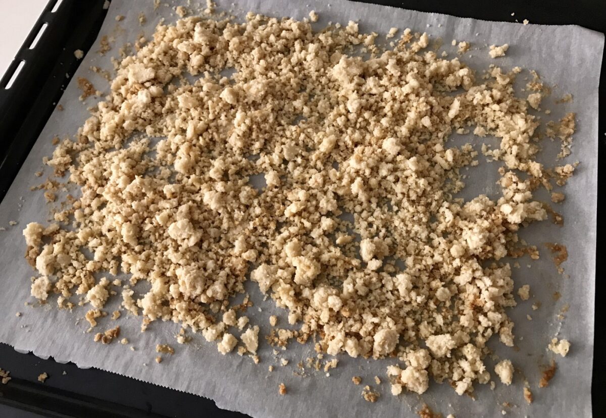 Crumble de manzana con el crujiente perfecto