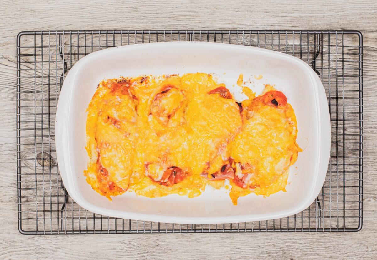 Milanesas de pollo a la napolitana
