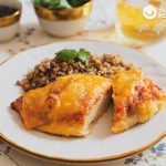 Milanesas de pollo a la napolitana