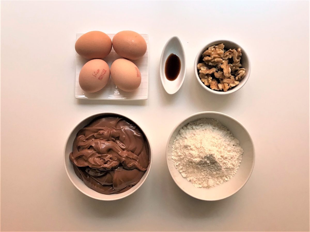 brownie de nutella paso 1