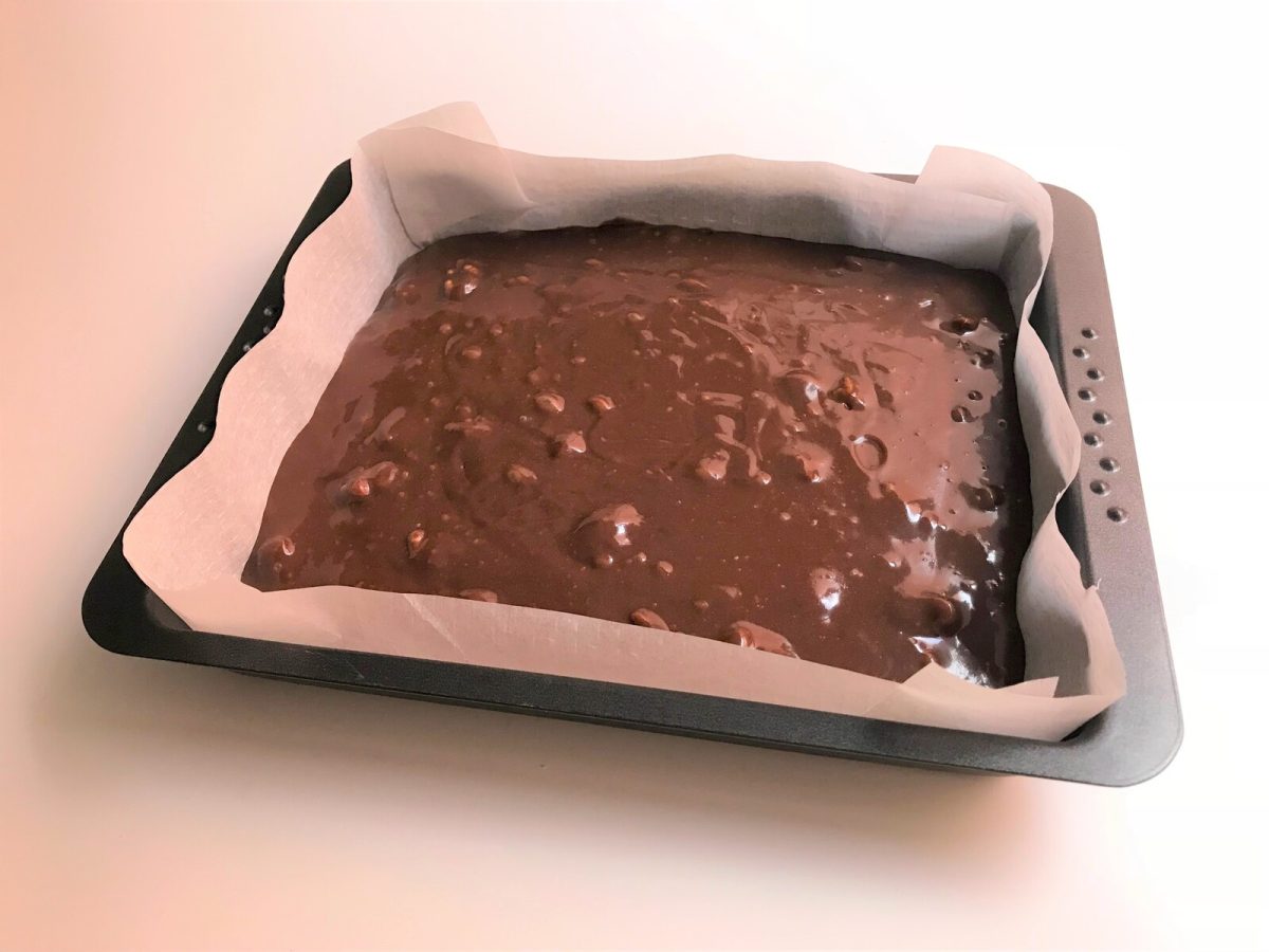 brownie de nutella paso 10