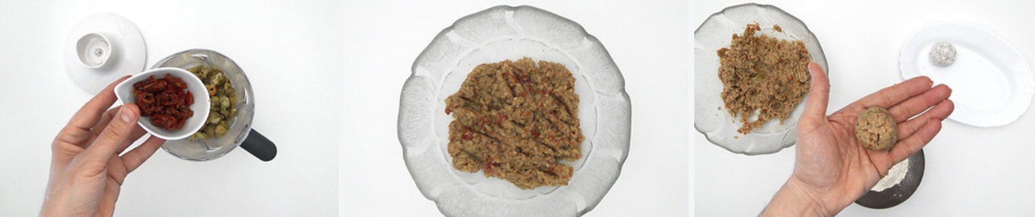Albóndigas de berenjena ricas y jugosas. Receta vegetariana paso a paso