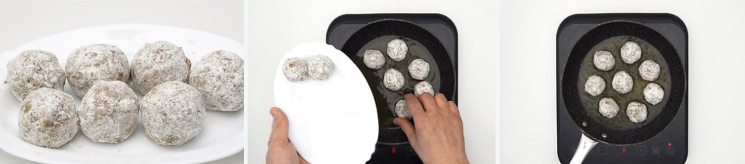 Albóndigas de berenjena ricas y jugosas. Receta vegetariana paso a paso