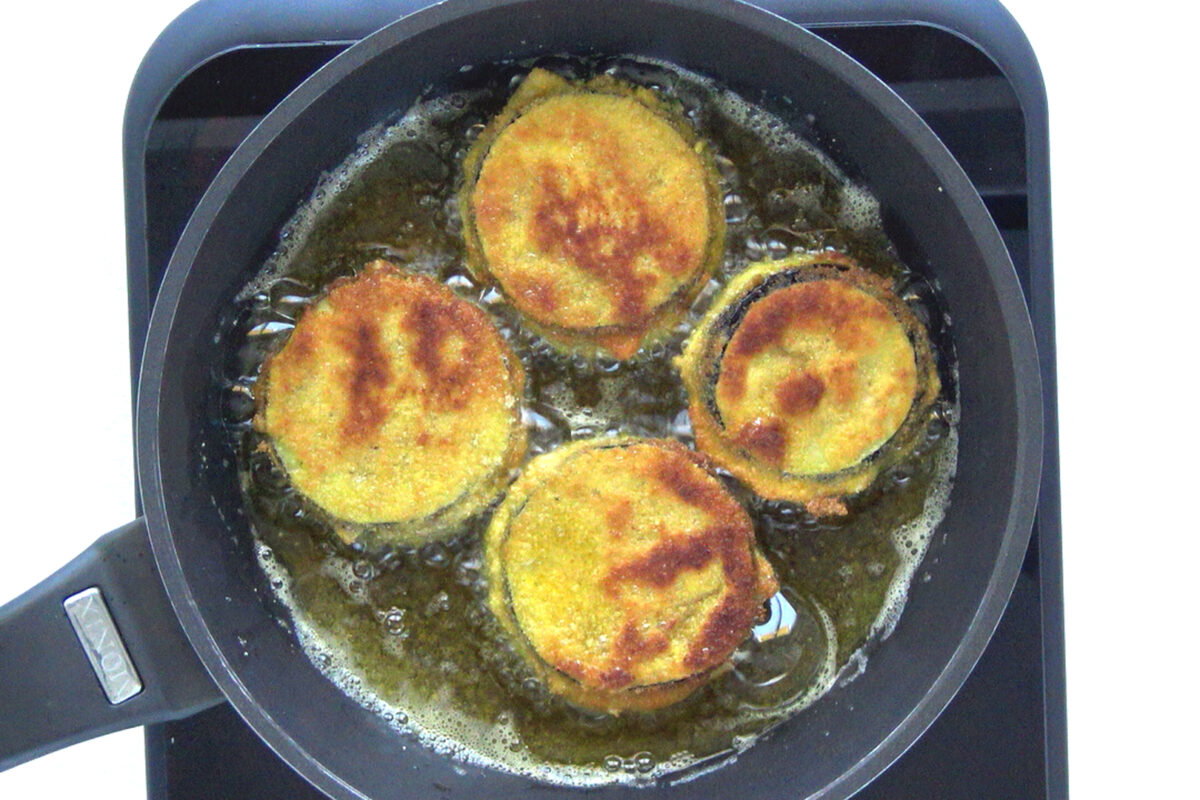 Berenjenas rellenas de jamón y queso