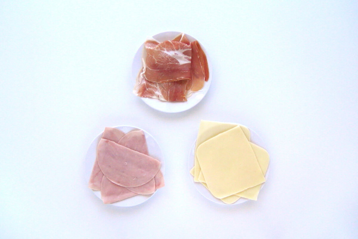 Berenjenas rellenas de jamón y queso