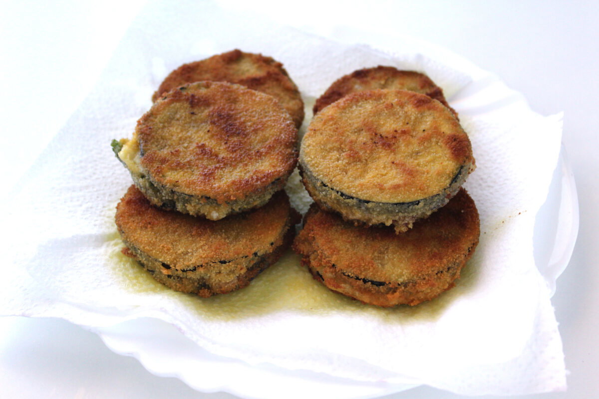 Berenjenas rellenas de jamón y queso