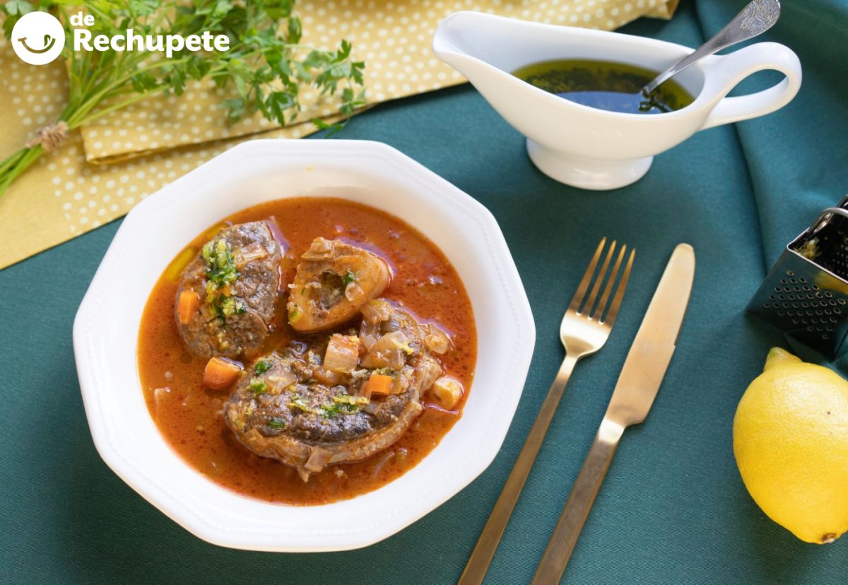 Ossobuco con verduras y gremolata, un guiso italiano para sorprender