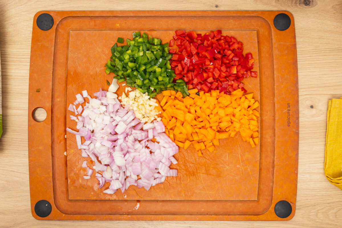 Hamburguesa de lentejas y arroz. Receta vegetariana paso a paso