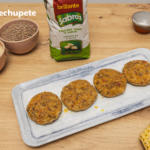 Hamburguesa de lentejas y arroz. Receta vegetariana paso a paso