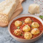 Albóndigas de pollo al horno con queso, receta a la italiana