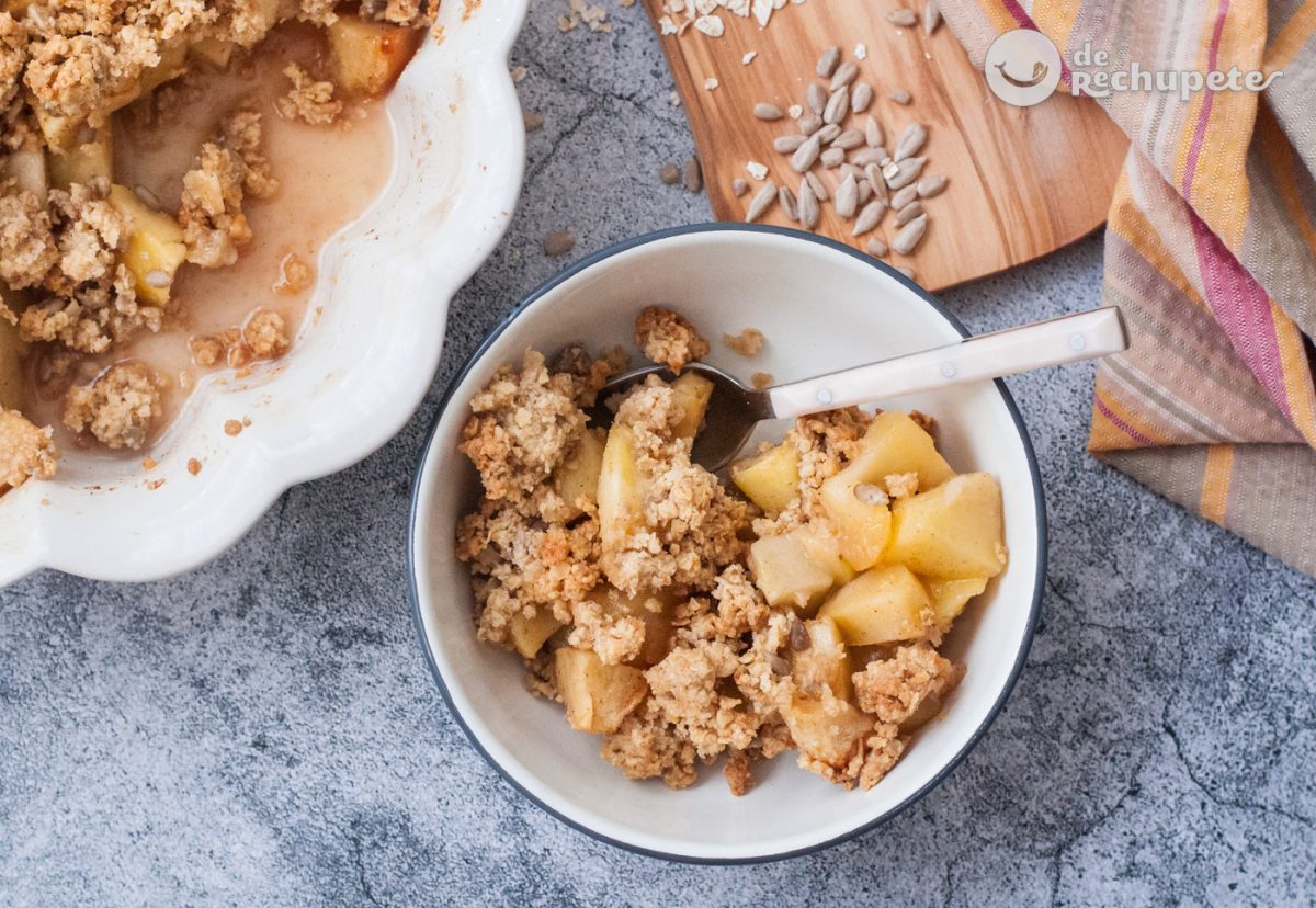 Crumble de manzana