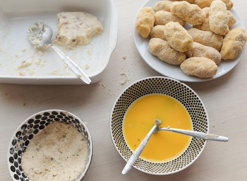 Croquetas caseras de jamón