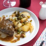 Carrilleras de ternera en olla express. Receta de la abuela