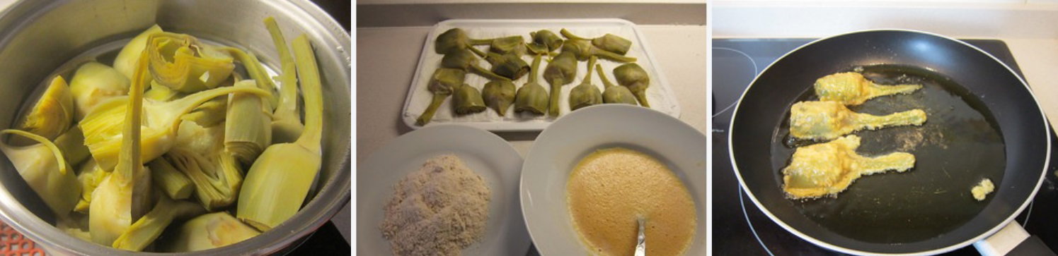 Cómo hacer alcachofas rebozadas. 2 tipos de fritura, normal y con freidora de aire