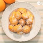 Buñuelos dulces de naranja
